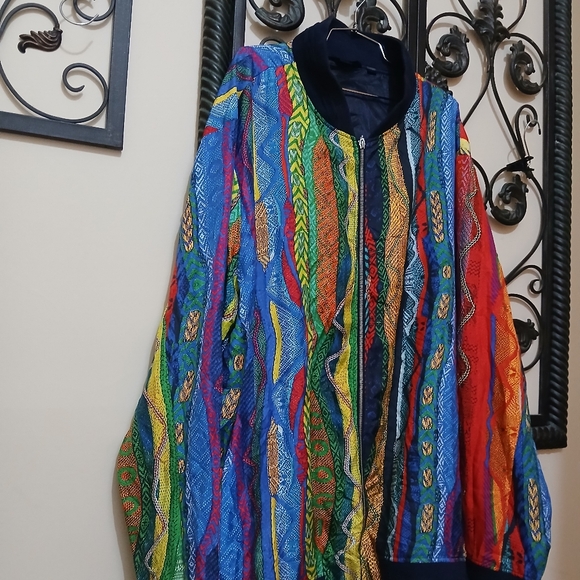 COOGi Silk Bomber/Track Jacket Size 4XL for Men Vintage 'B.I.G.' - Picture 4 of 12